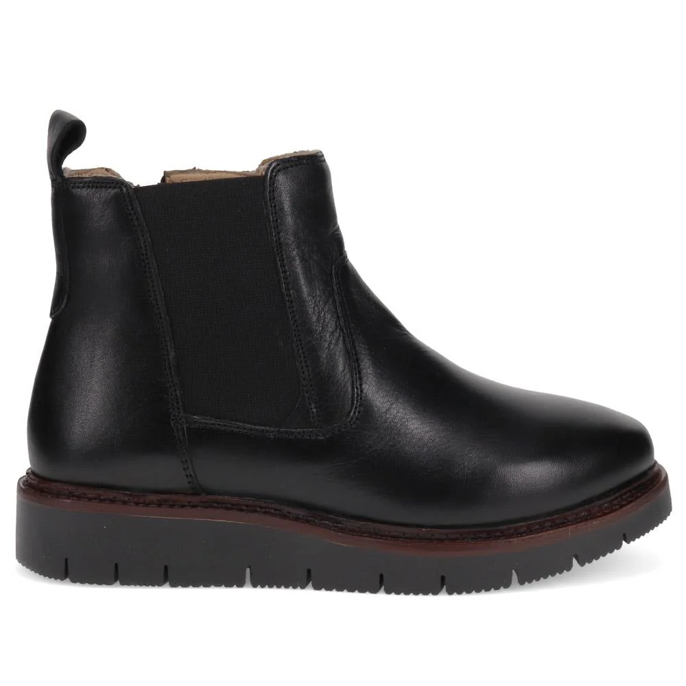 Platform-Heeled Ankle Boots - TEJ40009 / 326 420 - Black - Image 2