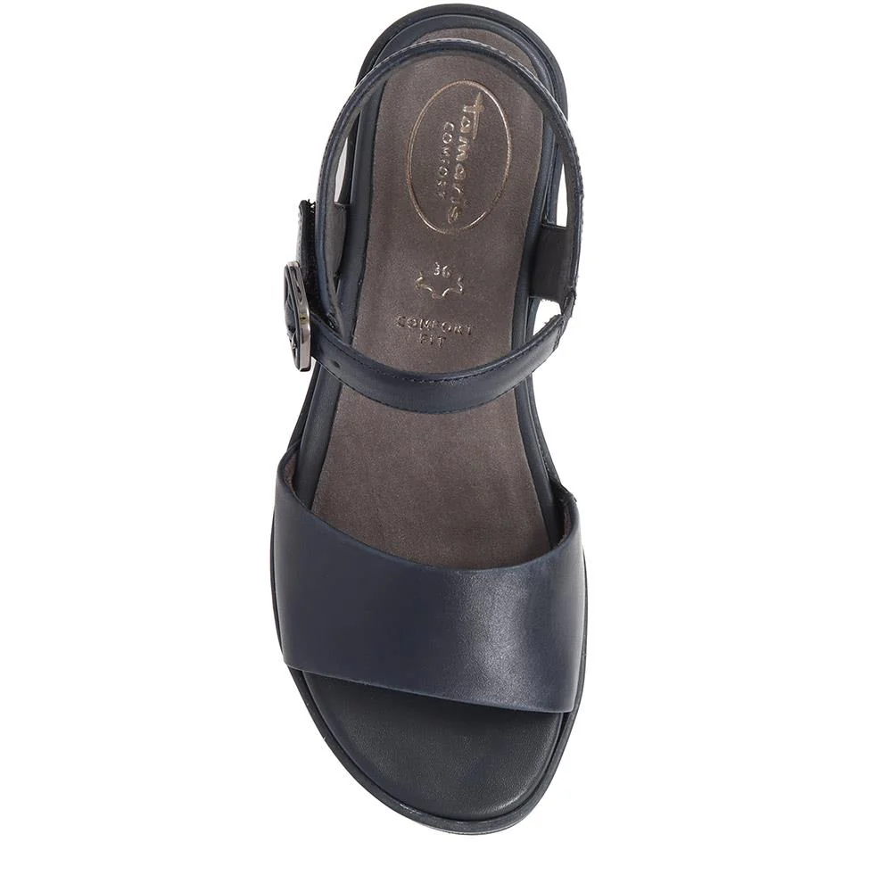 Platform Sandals - JANA39504 / 325 602 - Navy - Image 5