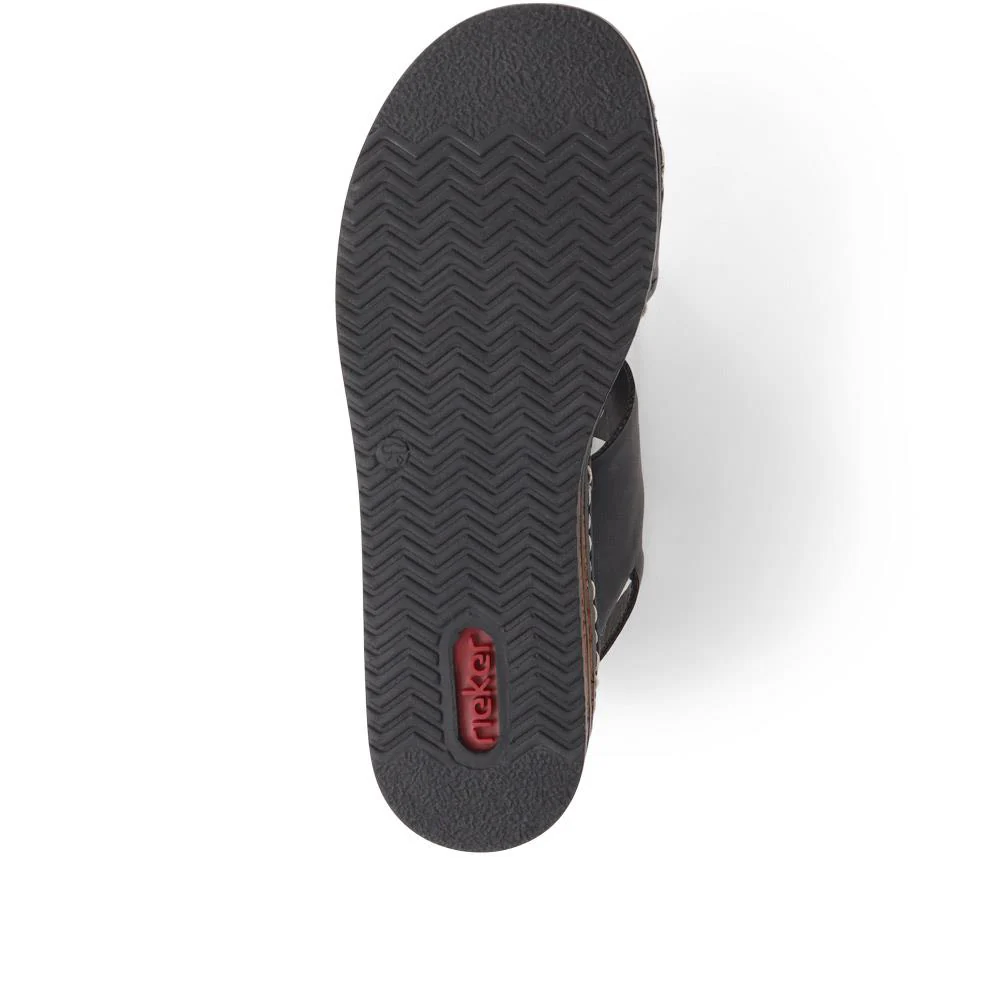 Platform Touch-Fasten Sandals - RKR39530 / 325 026 - Black - Image 5