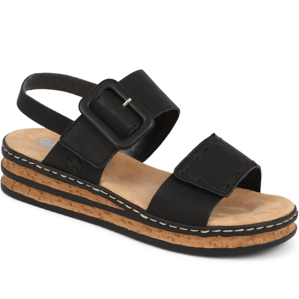 Platform Touch-Fasten Sandals - RKR39530 / 325 026