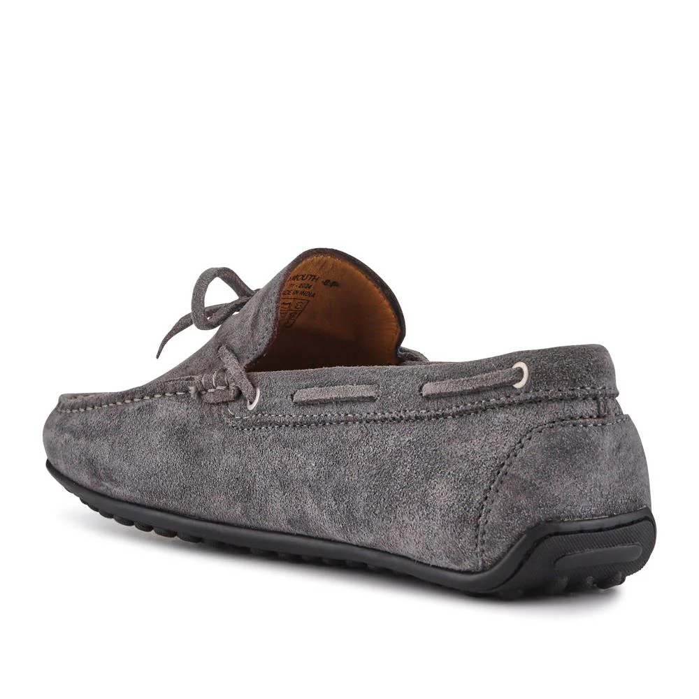 Plymouth Leather Moccasins - PLYMOUTH / 325 094 - Grey Suede - Image 3