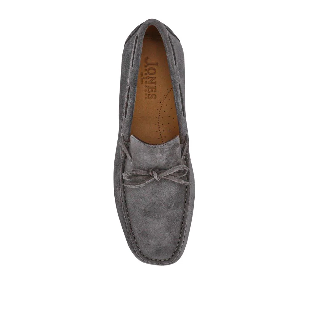 Plymouth Leather Moccasins - PLYMOUTH / 325 094 - Grey Suede - Image 4