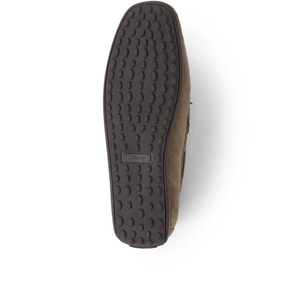 Plymouth Leather Moccasins - PLYMOUTH / 325 094 - Olive Suede - Image 4
