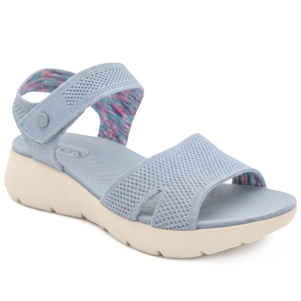Pop Fasten Active Wedge Heel Sandals - BAIZH43025 / 329 329 - Image 2