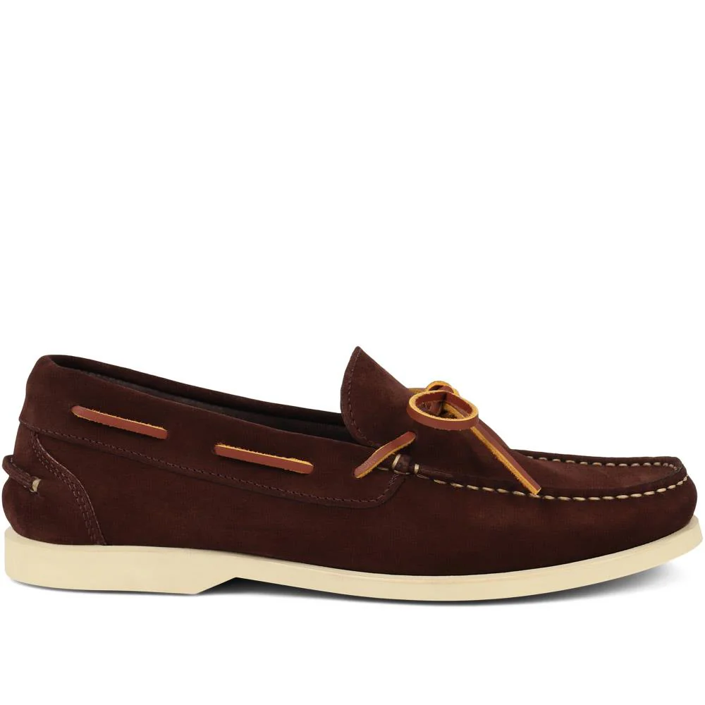 Portsmouth Suede Moccasins - PORTSMOUTH / 325 091 - Brown Suede - Image 2