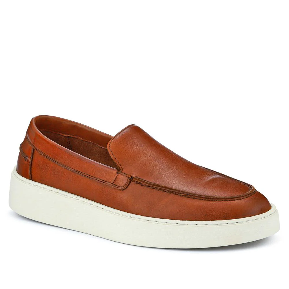 Quade Smart Leather Slip-On Shoes - QUADE / 327 428 - Image 2