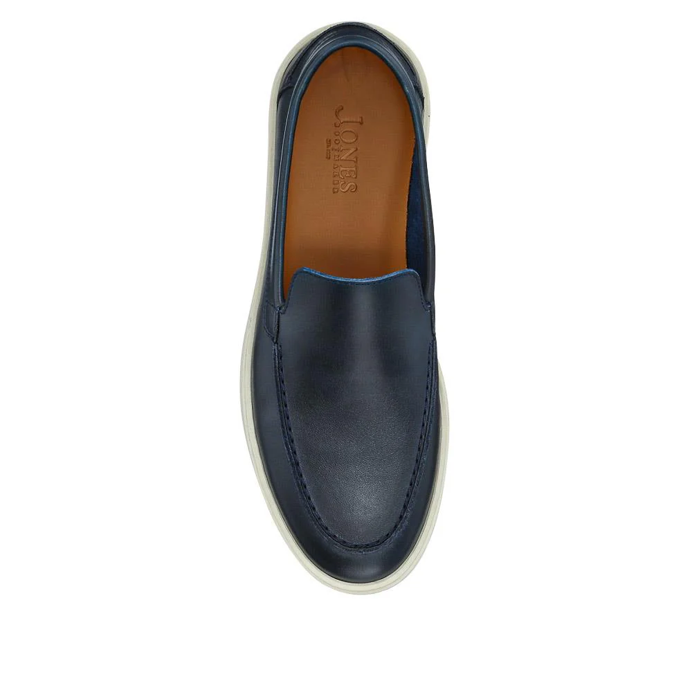 Quade Smart Leather Slip-On Shoes - QUADE / 327 428 - Navy - Image 4