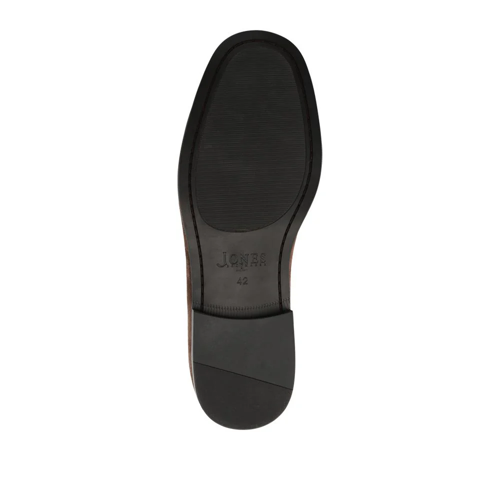 Quadir Slip On Leather Penny Loafers - QUADIR / 328 620 - Dark Brown Suede - Image 5