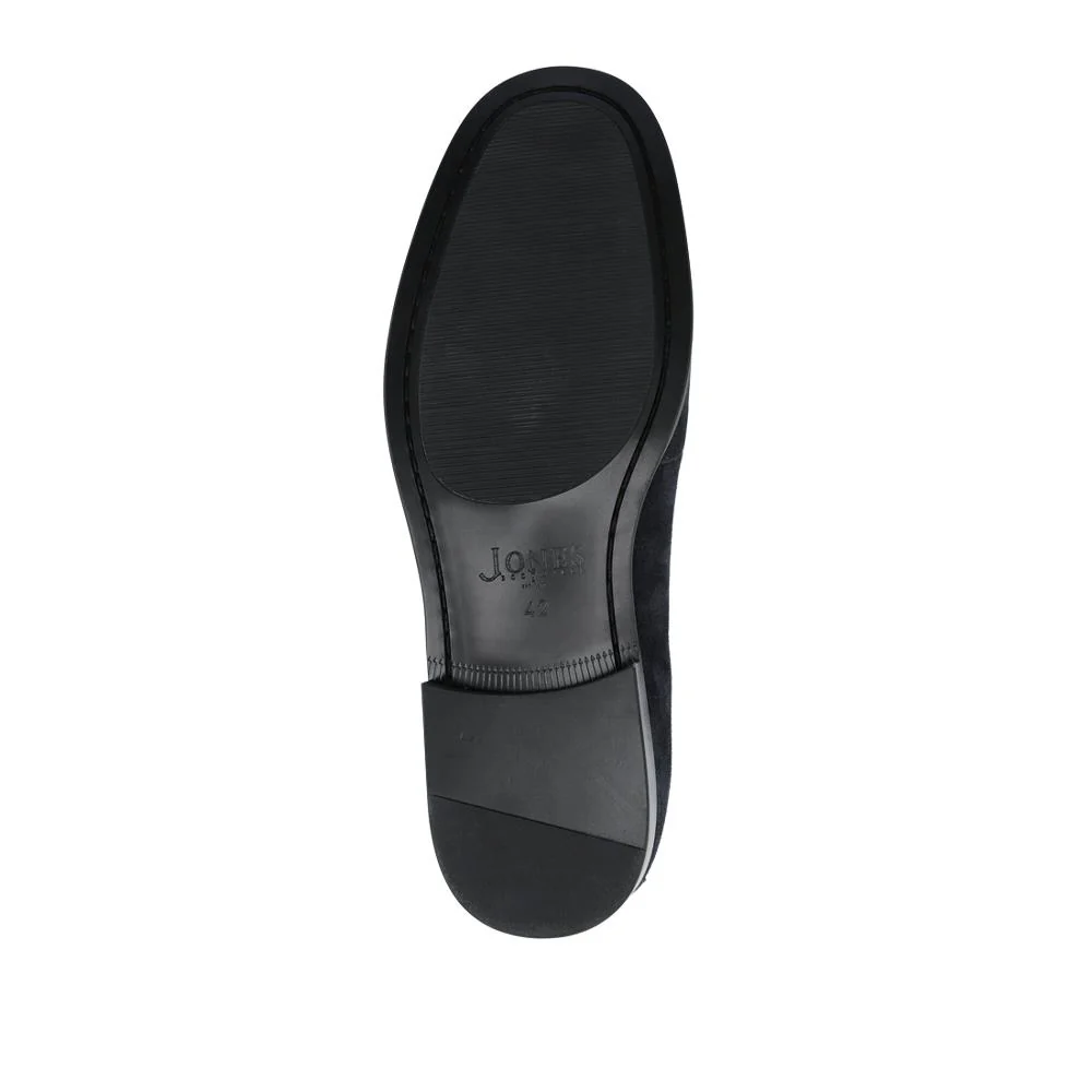 Quadir Slip On Leather Penny Loafers - QUADIR / 328 620 - Navy Suede - Image 5