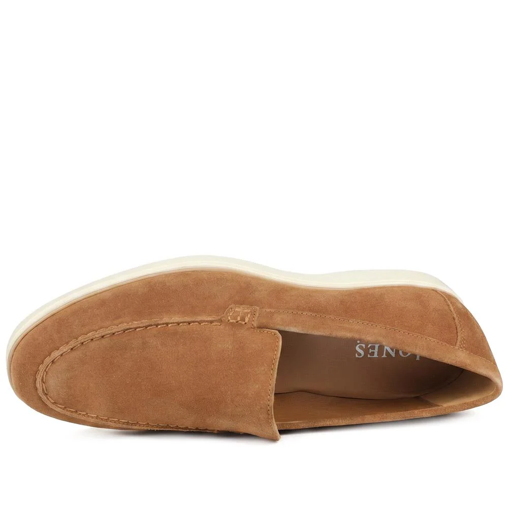 Quarius All Leather Slip On Shoes - QUARIUS / 329 384 - Cognac Suede - Image 4