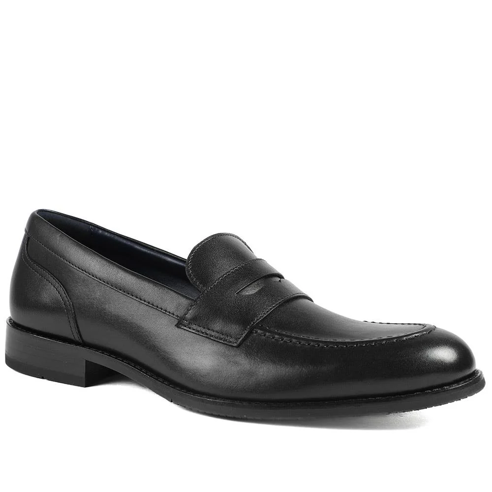 Queensborough Leather Penny Loafers - QUEENBOROUGH / 329 392 - Image 2