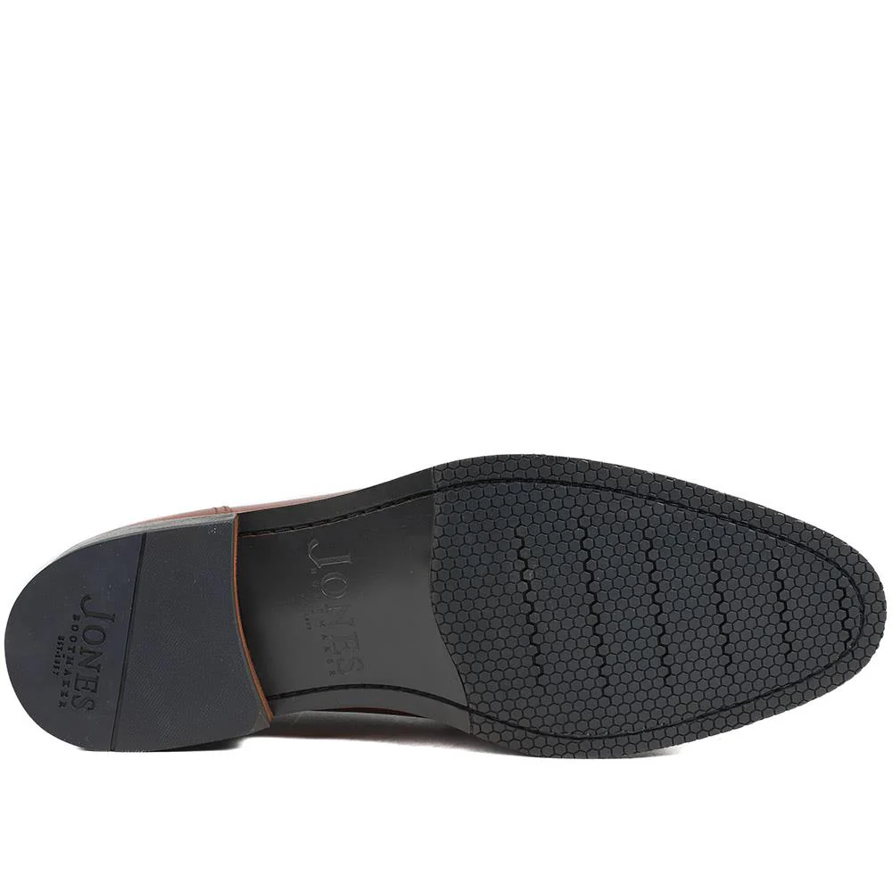 Queensborough Leather Penny Loafers - QUEENBOROUGH / 329 392 - Tan Leather - Image 5
