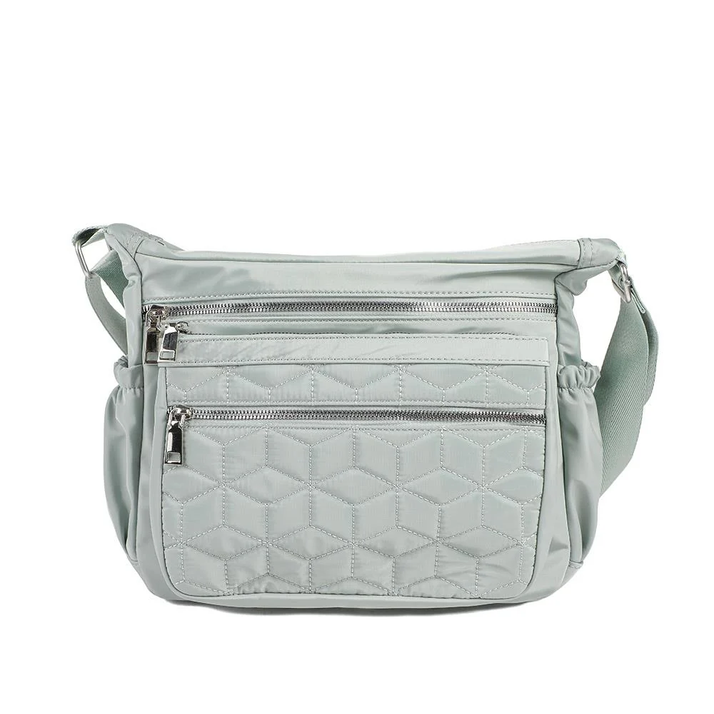 Quilted Multi Zip Crossbody Bag - WAHT43007 / 329 324 - Image 2