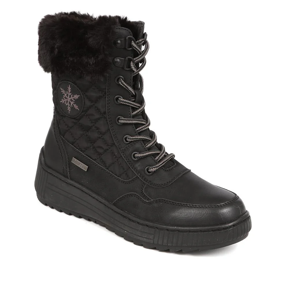 Quilted Water-Resistant Weather Boots - WOIL40064 / 326 383