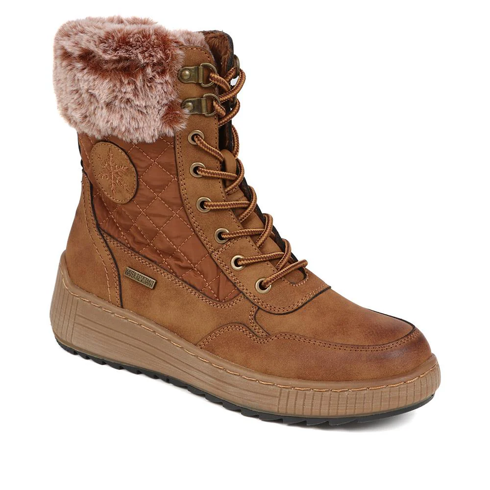 Quilted Water-Resistant Weather Boots - WOIL40064 / 326 383 - Image 2
