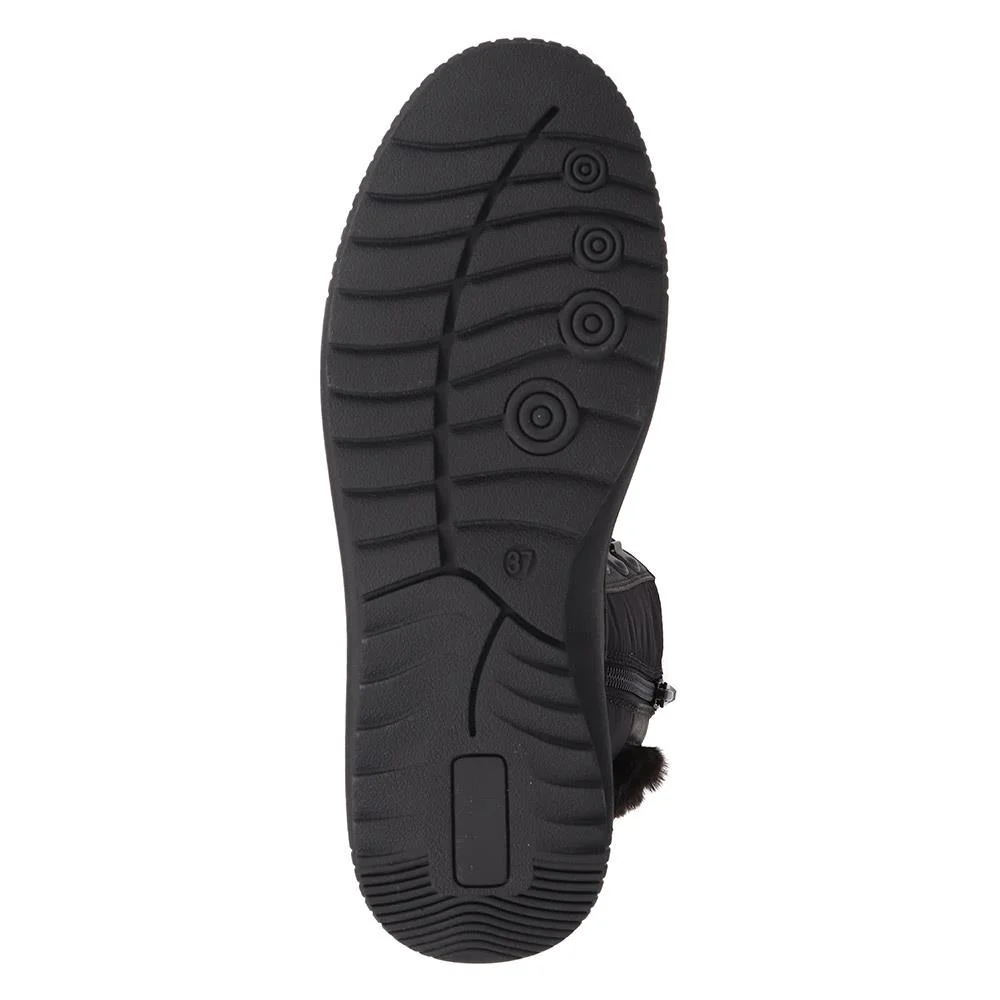 Quilted Water-Resistant Weather Boots - WOIL40064 / 326 383 - Black - Image 5