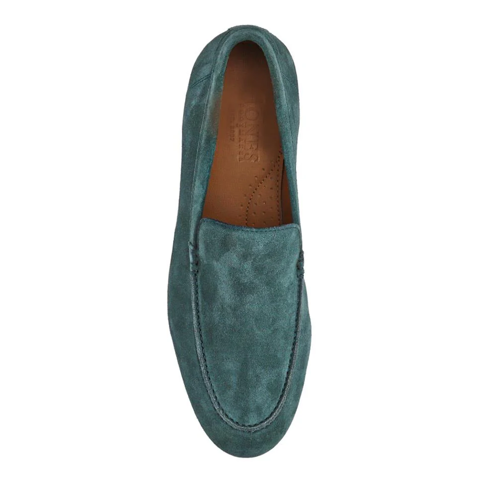 Raiden Suede Loafers - RAIDEN / 325 112 - Green Suede - Image 4
