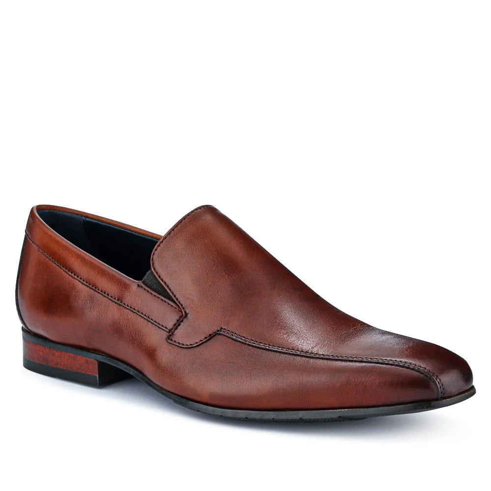 Ralphie Smart Leather Slip-On Shoes - RALPHIE / 326 800 - Image 2