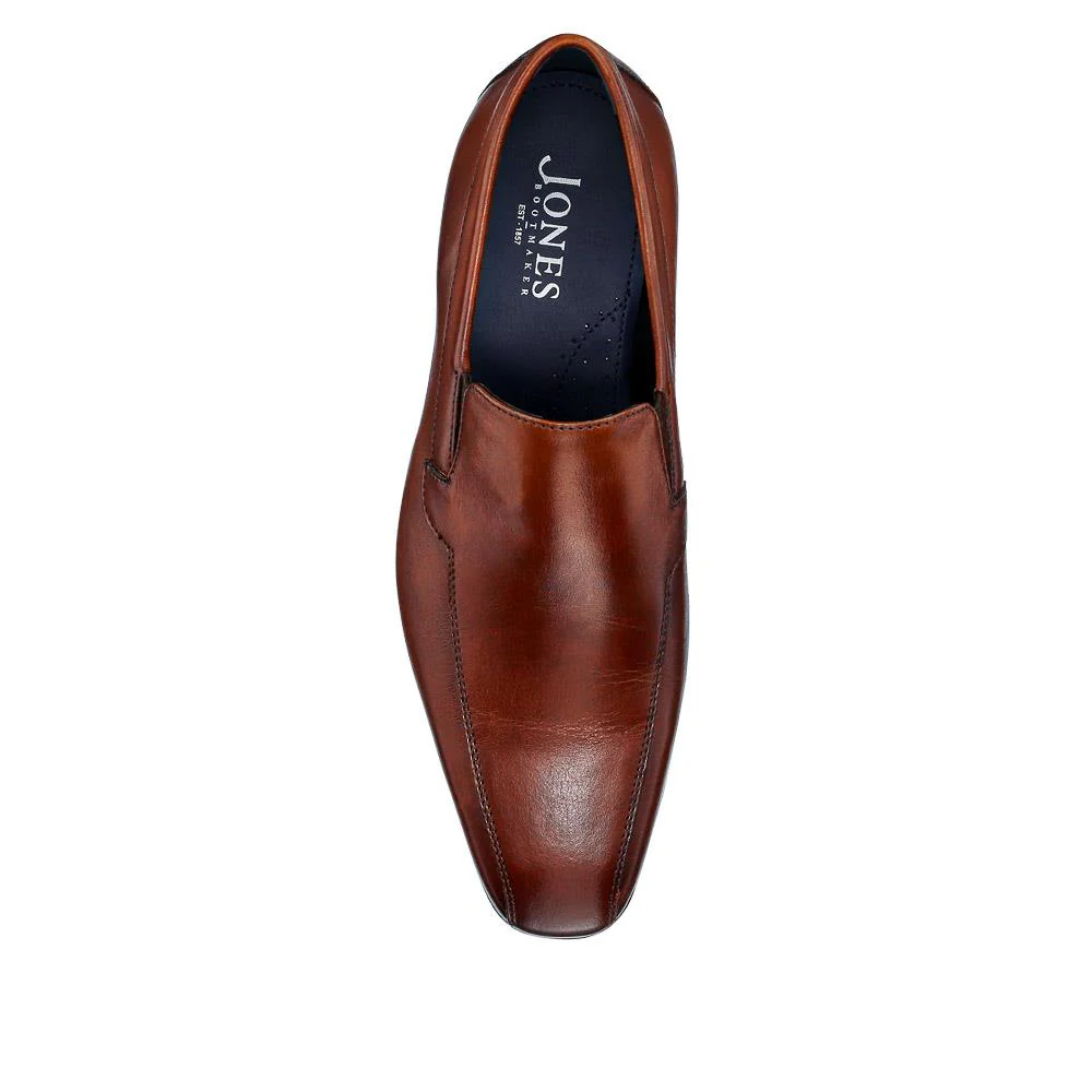 Ralphie Smart Leather Slip-On Shoes - RALPHIE / 326 800 - Chestnut - Image 4