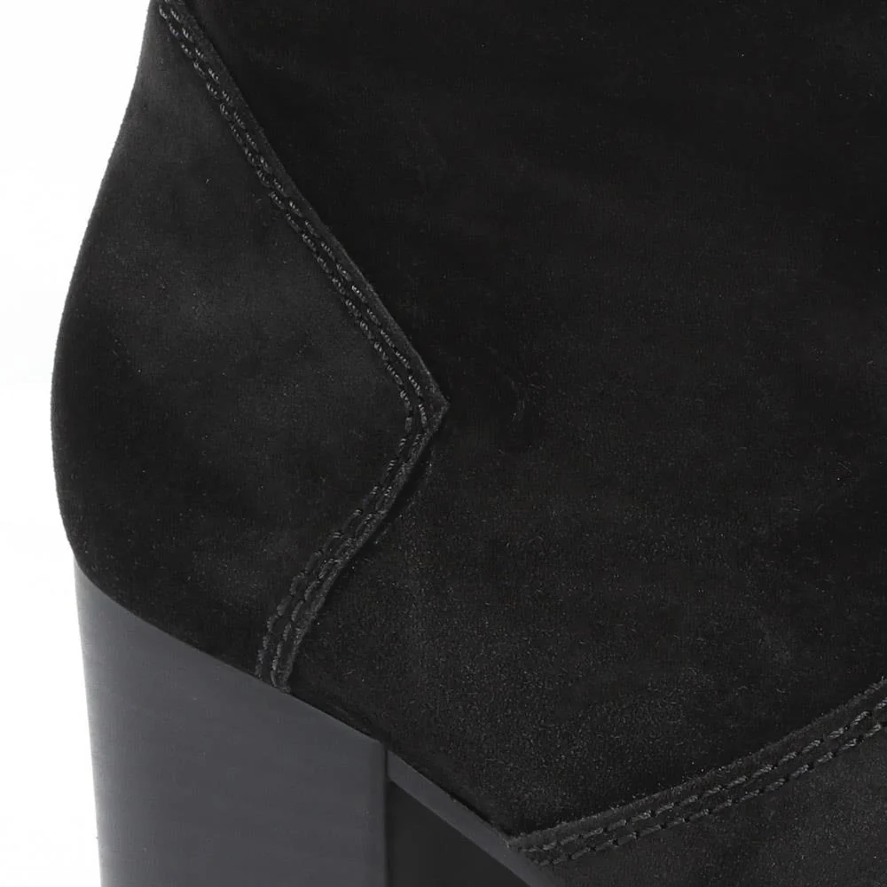 Ramona Suede Slouch Calf Boot - GAB30557 / 316 635 - Black - Image 7