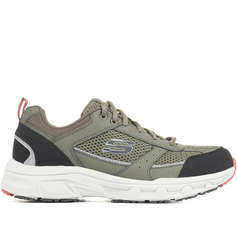 Relaxed Fit: Oak Canyon Lace-Up Trainers - SKE34109 / 321 131 - Olive - Image 2