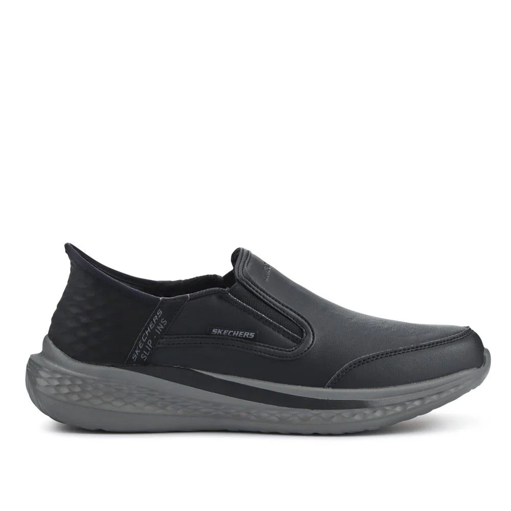 Skechers Slip-ins: Slade - Cooper Leather Shoes - SKE41511 / 326 789 - Black - Image 2
