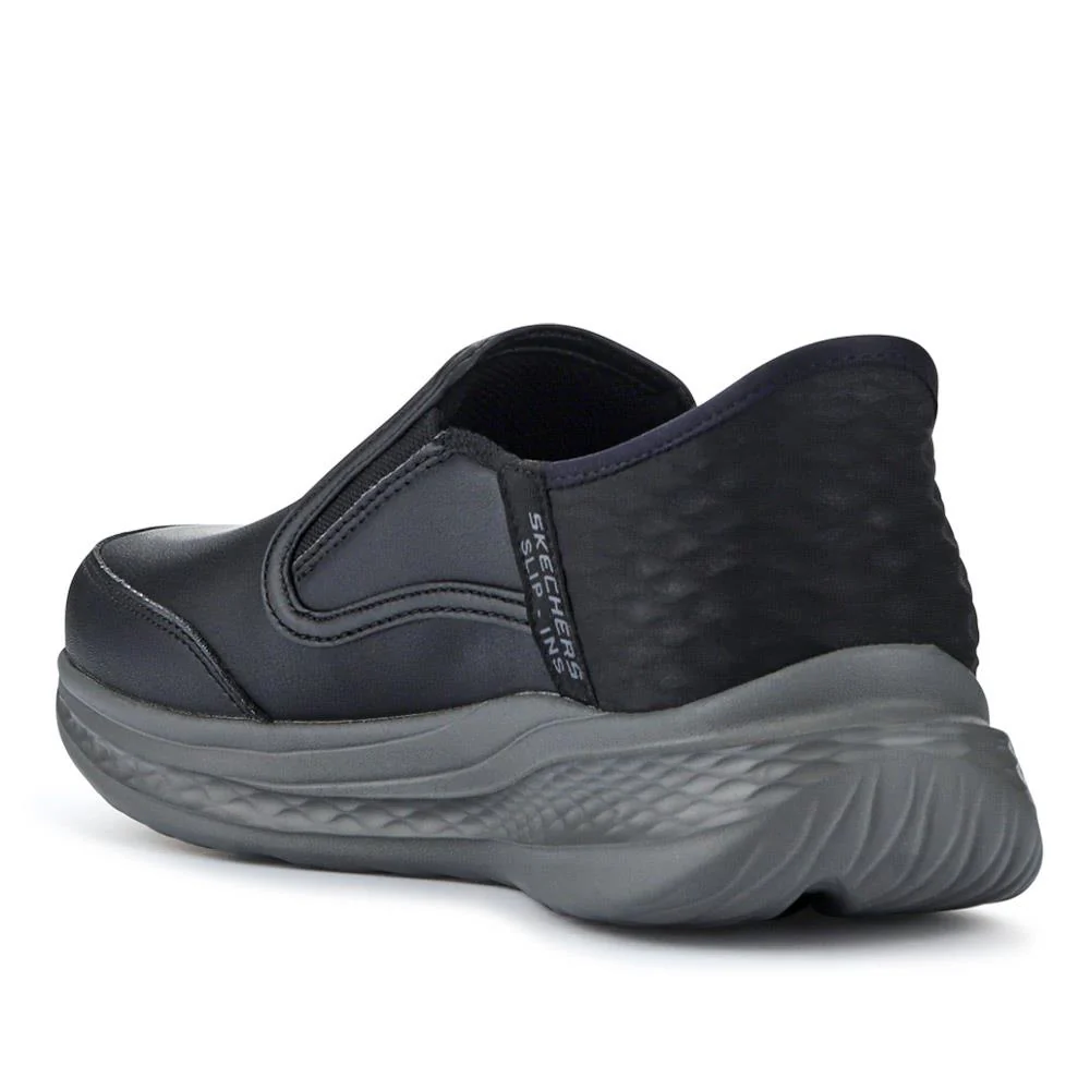 Skechers Slip-ins: Slade - Cooper Leather Shoes - SKE41511 / 326 789 - Black - Image 3