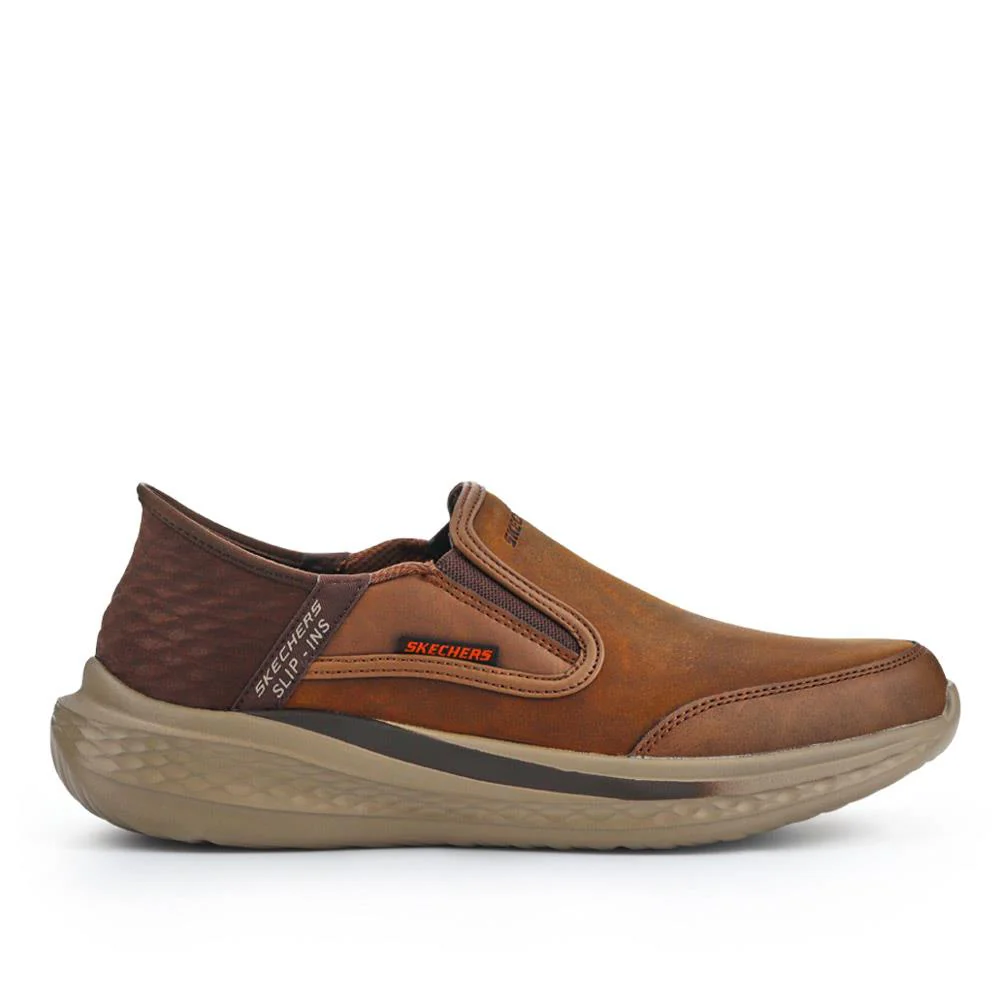 Skechers Slip-ins: Slade - Cooper Leather Shoes - SKE41511 / 326 789 - Brown - Image 2