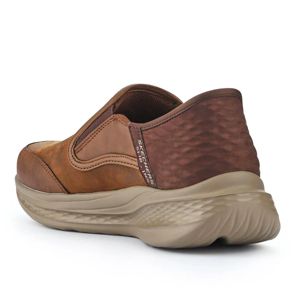 Skechers Slip-ins: Slade - Cooper Leather Shoes - SKE41511 / 326 789 - Brown - Image 3
