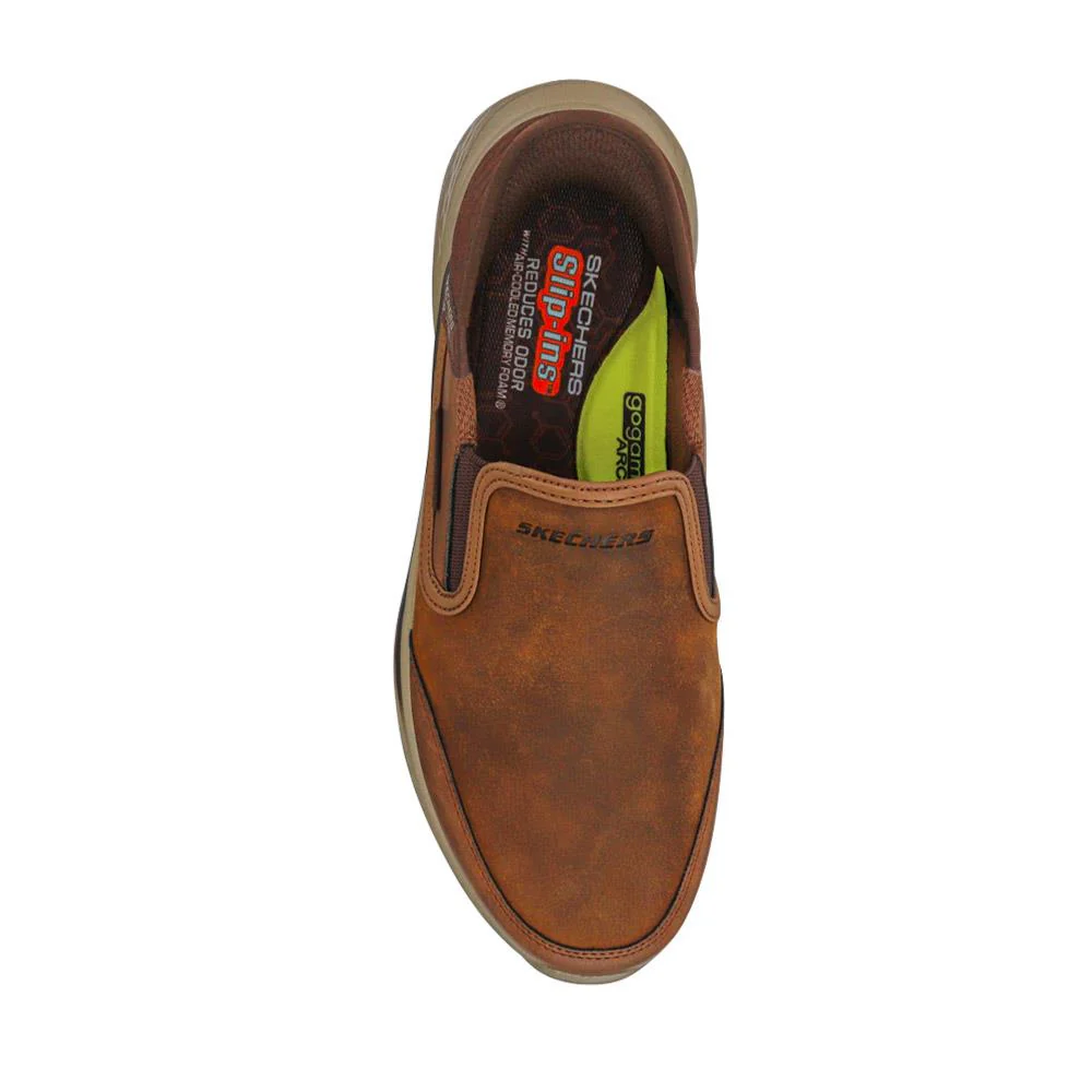 Skechers Slip-ins: Slade - Cooper Leather Shoes - SKE41511 / 326 789 - Brown - Image 4