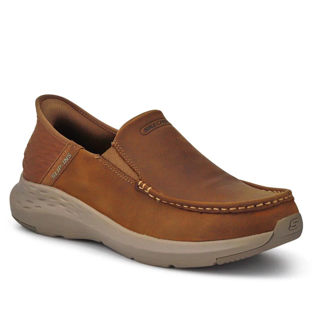 Skechers Slip-ins: Slade - Cooper Leather Shoes - SKE41511 / 326 789 - Red-Brown
