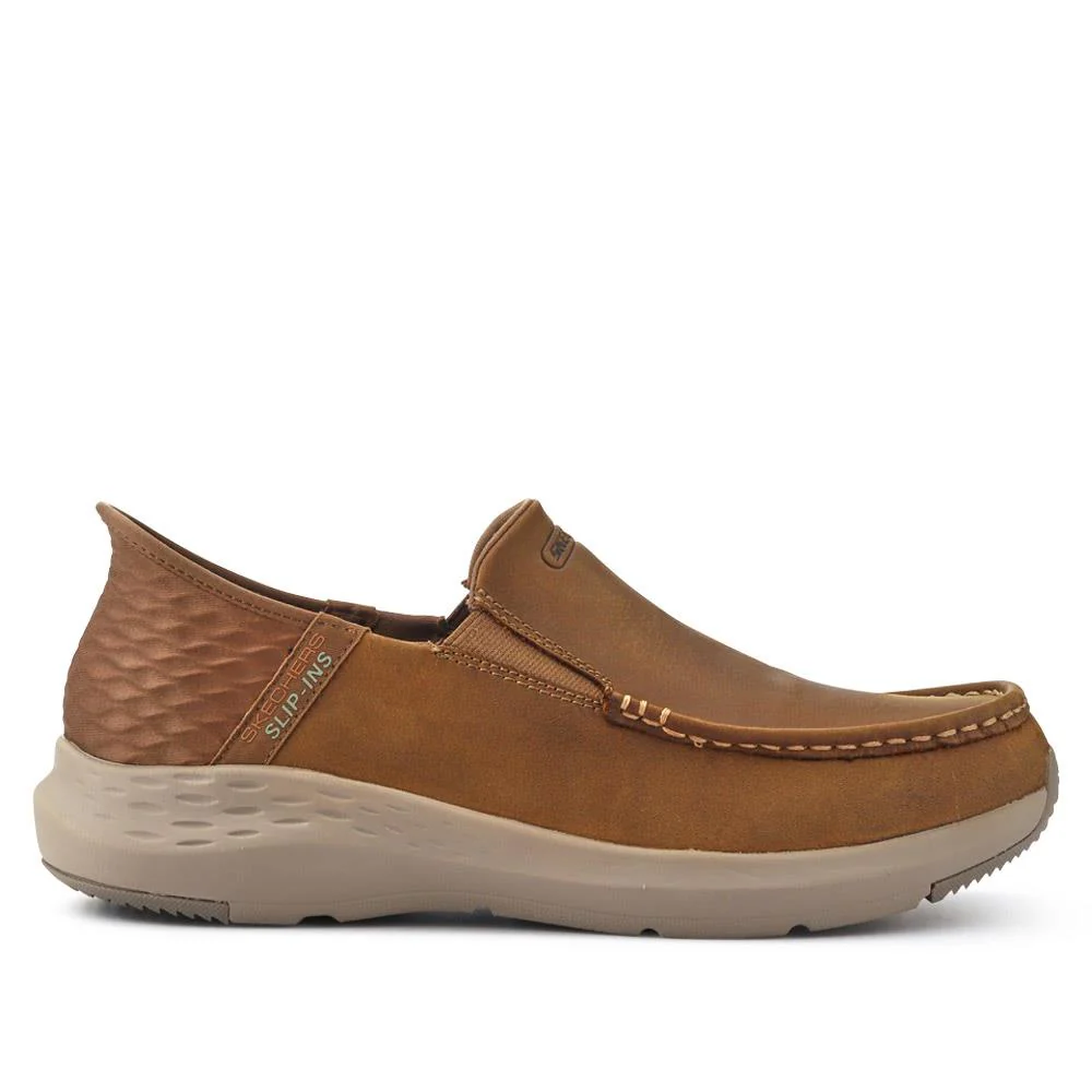 Skechers Slip-ins: Slade - Cooper Leather Shoes - SKE41511 / 326 789 - Red-Brown - Image 2