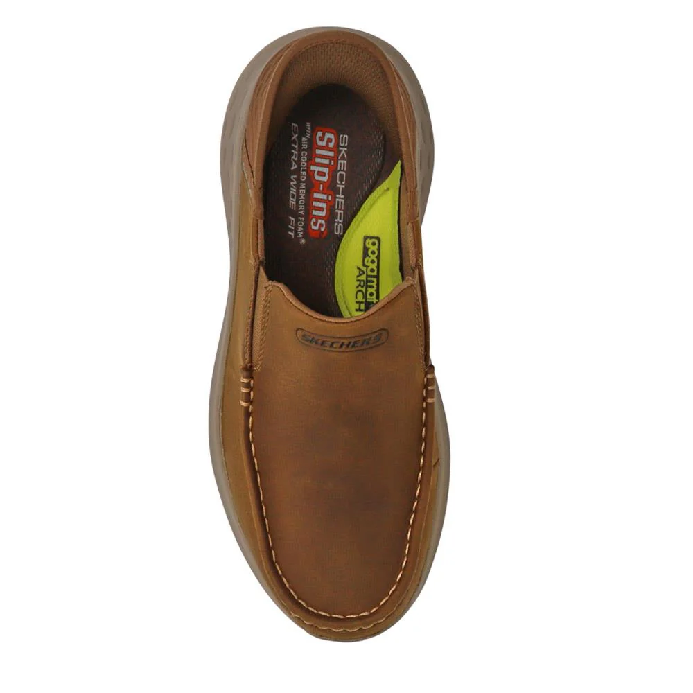 Skechers Slip-ins: Slade - Cooper Leather Shoes - SKE41511 / 326 789 - Red-Brown - Image 4