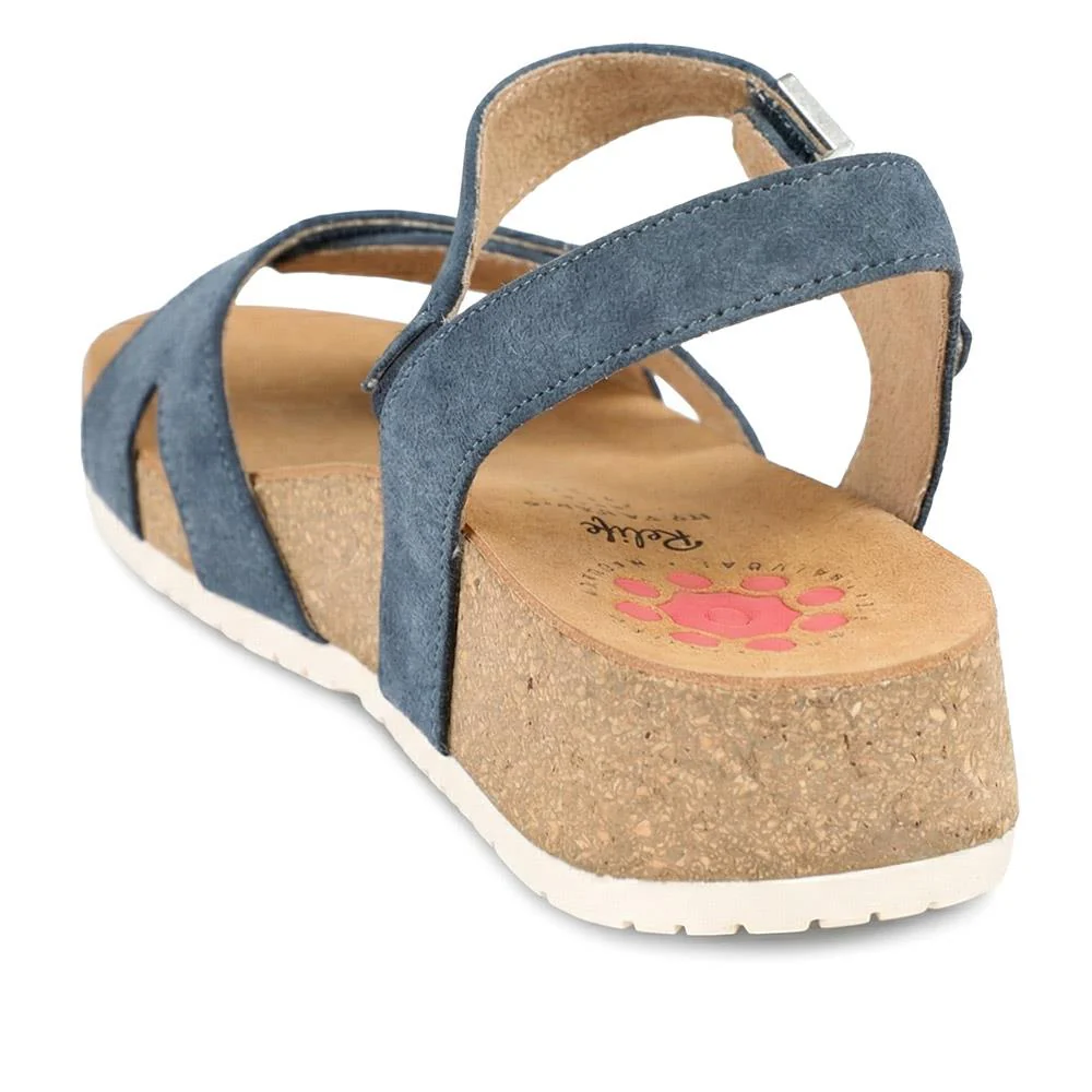 Relife Buckle & Adjustable Fasten Sandals - RELIF43002 / 328 891 - Denim - Image 3