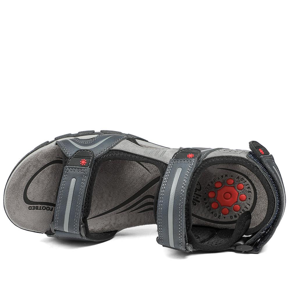 Relife Extra Wide Triple Fasten Sandals - RELIF43010 / 328 927 - Navy - Image 5