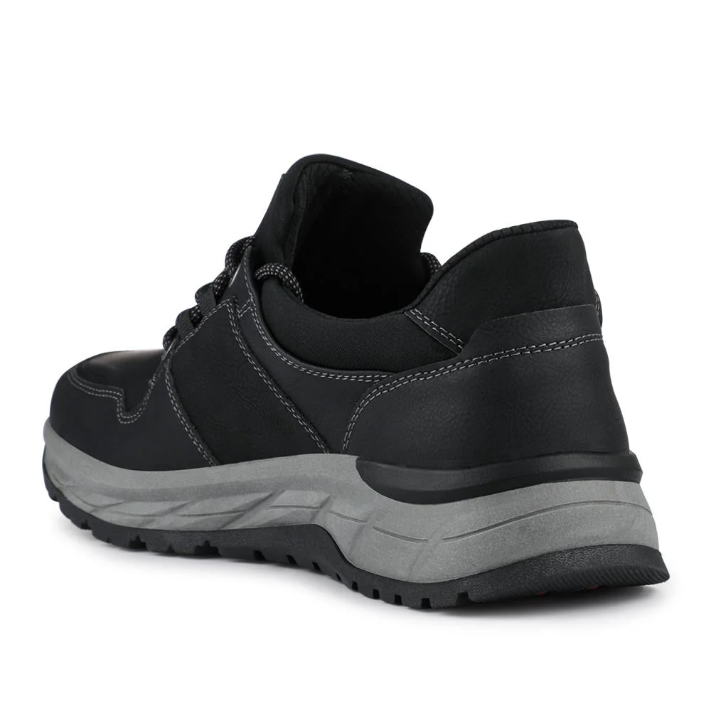 Relife Wide Fit Bungee-Lace Shoes - RELIF42002 / 327 803 - Black - Image 3