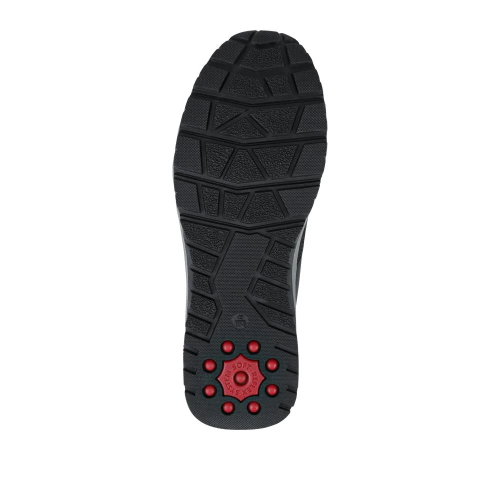 Relife Wide Fit Elasticated Slip-On Shoes - RELIF42001 / 327 807 - Black - Image 6