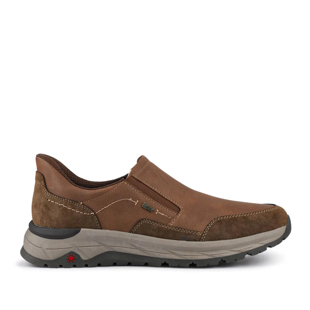 Relife Wide Fit Elasticated Slip-On Shoes - RELIF42001 / 327 807 - Cognac - Image 2