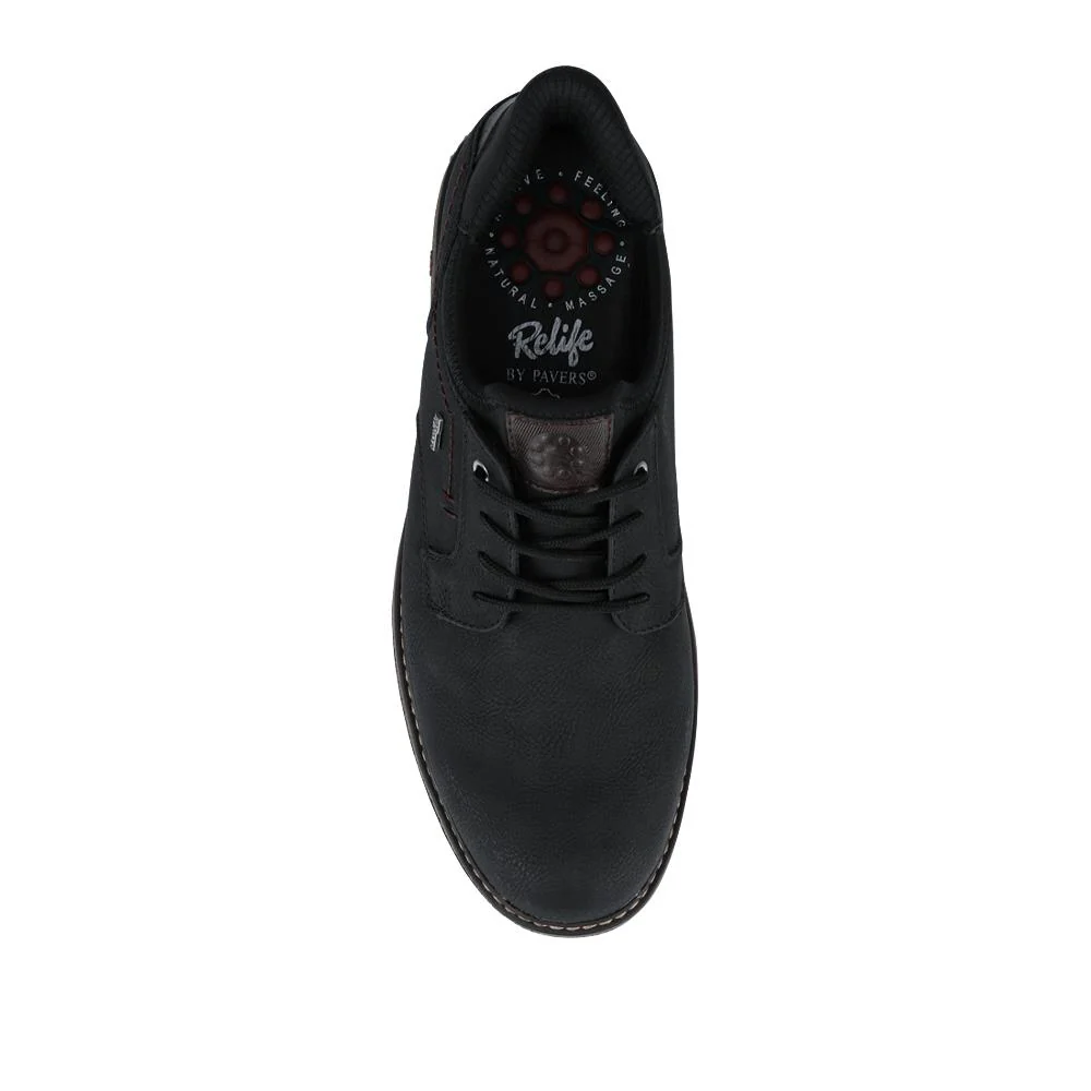 Relife Wide Fit Lace-Up Shoes - RELIF42000 / 327 804 - Black - Image 4