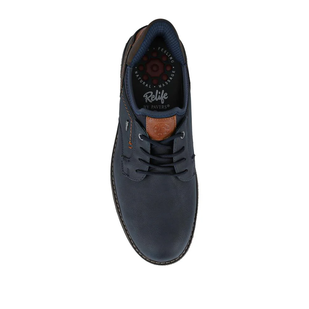 Relife Wide Fit Lace-Up Shoes - RELIF42000 / 327 804 - Navy - Image 4