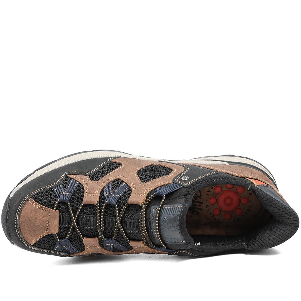 Relife Wide Fit Rugged Slip On Shoes - RELIF43009 / 329 178 - Brown - Image 5