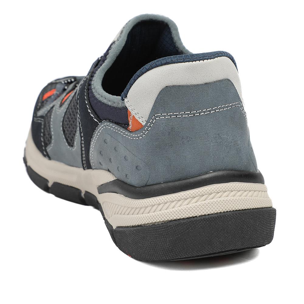Relife Wide Fit Rugged Slip On Shoes - RELIF43009 / 329 178 - Navy - Image 4