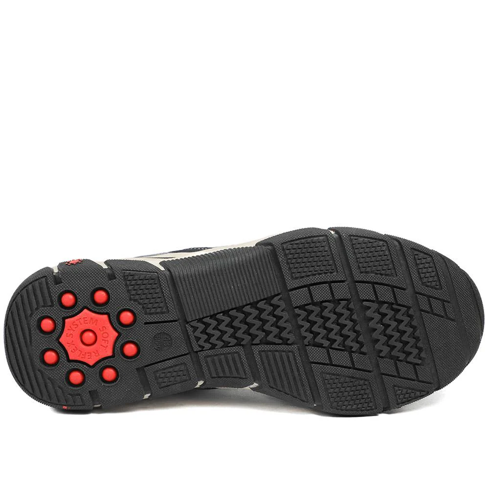 Relife Wide Fit Rugged Slip On Shoes - RELIF43009 / 329 178 - Navy - Image 6