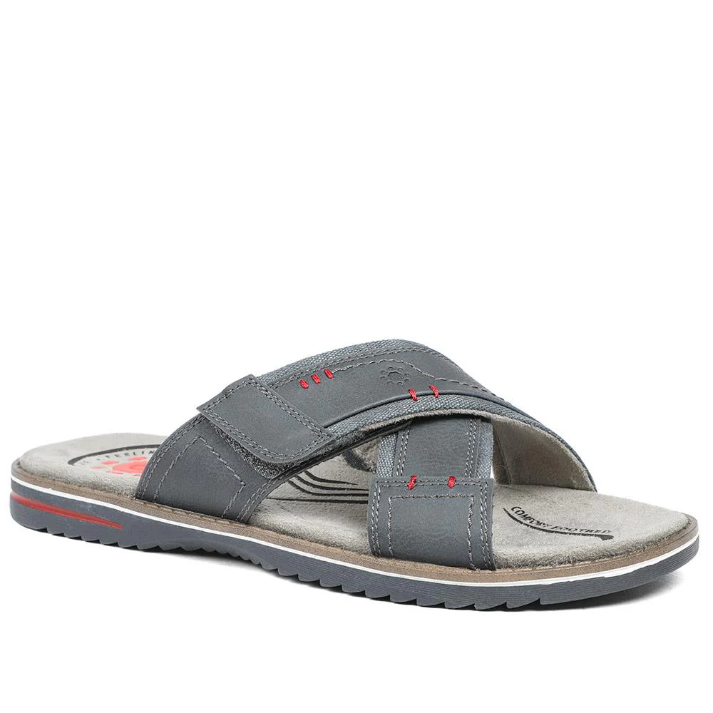 Relife Wide Fit Slip On Sandals - RELIF43011 / 328 926 - Image 2