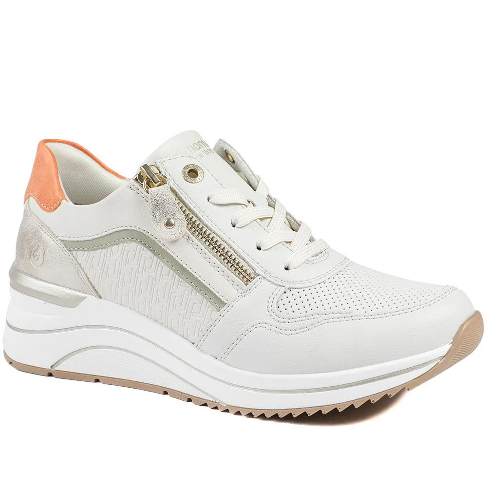 Remonte Cushioned Zip & Lace Trainers - DRS43505 / 328 688