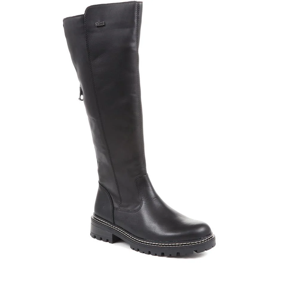 Remonte Dorndorf Leather Long Boots - DRS36509 / 322 972 - Black