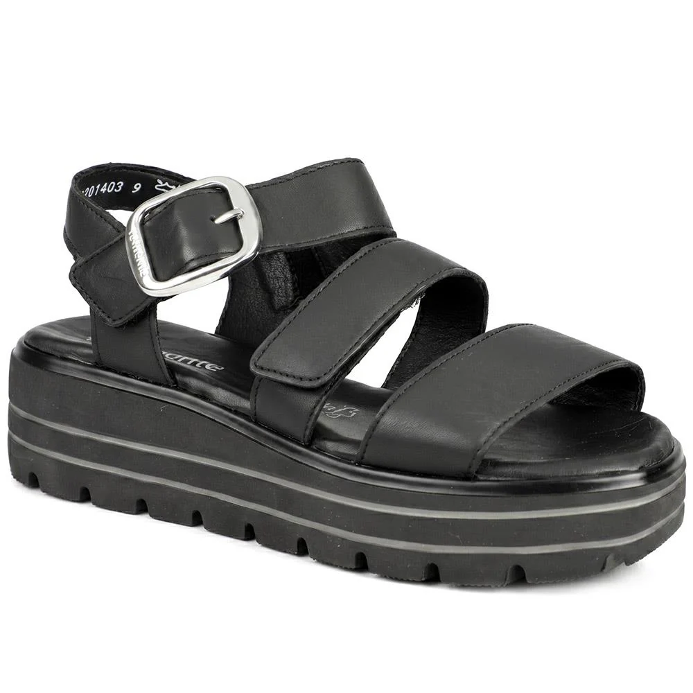 Remonte Leather Bibar Flatform Sandals - DRS43510 / 329 295