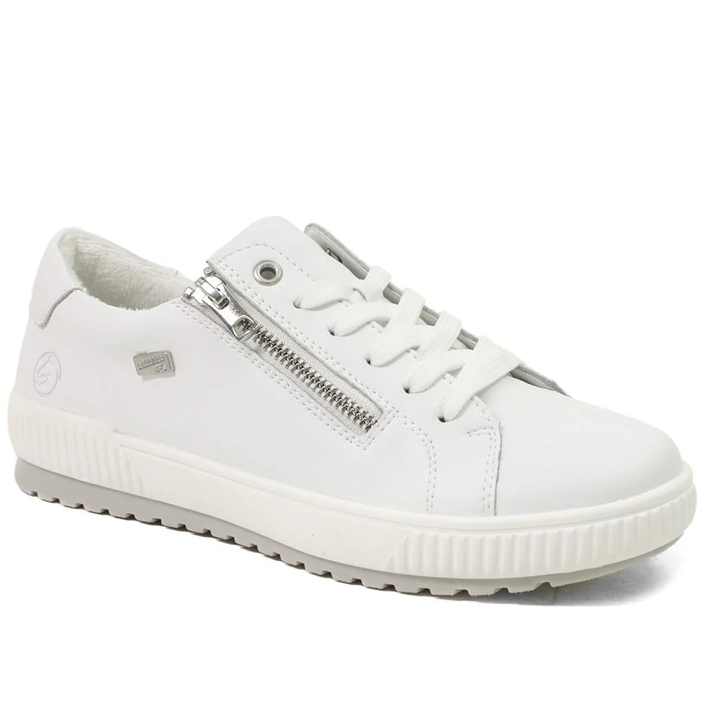 Remonte Leather Shower Resistant Trainers - DRS43504 / 328 687 - Image 2