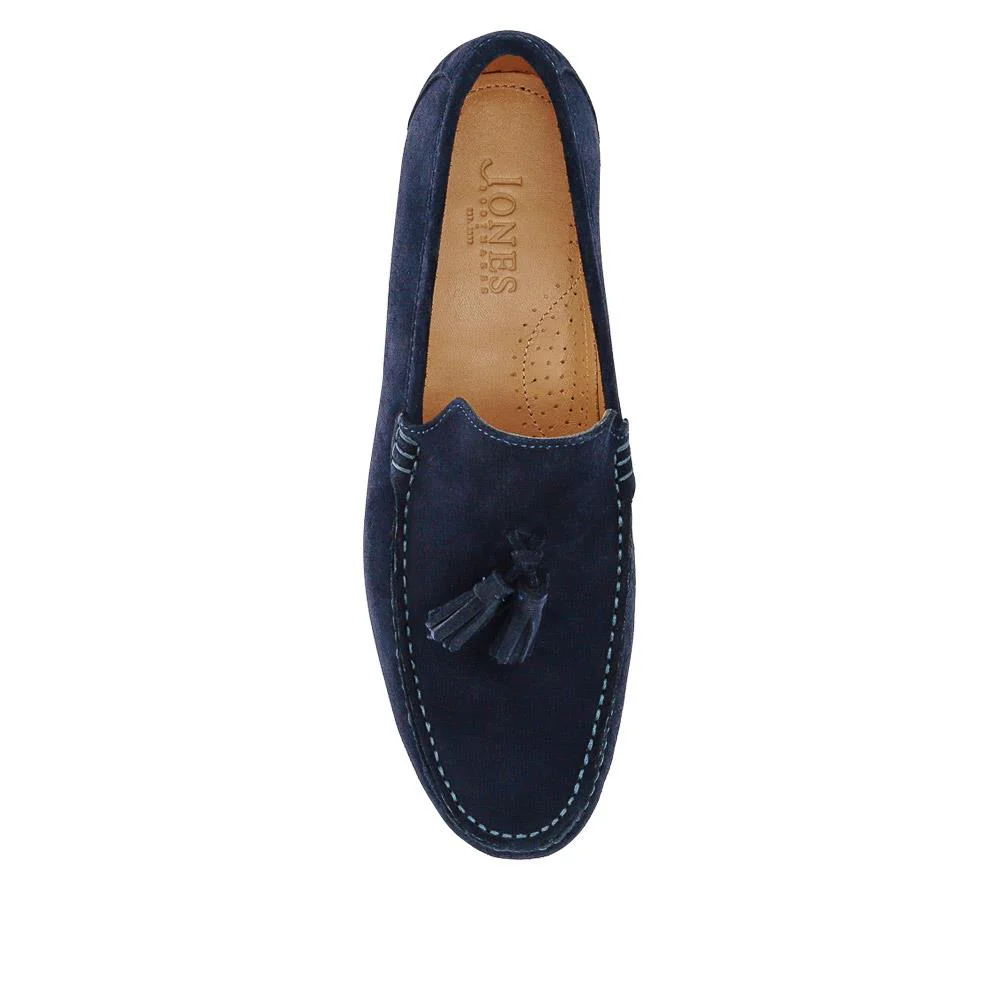 Retford Leather Loafers - RETFORD / 326 924 - Navy Suede - Image 4