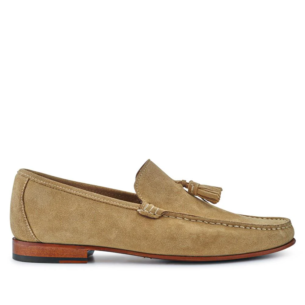 Retford Leather Loafers - RETFORD / 326 924 - Sand Suede - Image 2